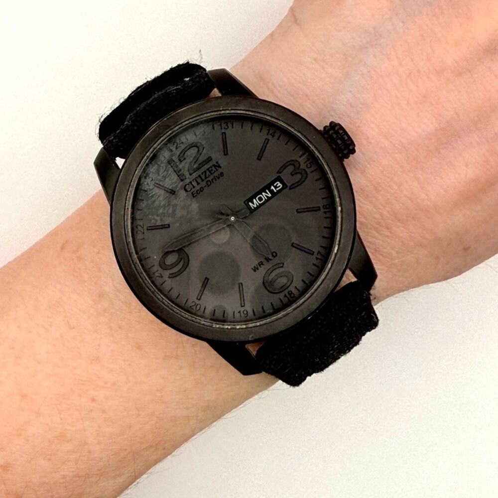 CITIZEN ECO-DRIVE Garrison Men's Black Watch BM8475-00F 42mm Works Retail 325